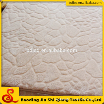 Cobblestone jacquard luxury 100% cotton Hotel bathmat
